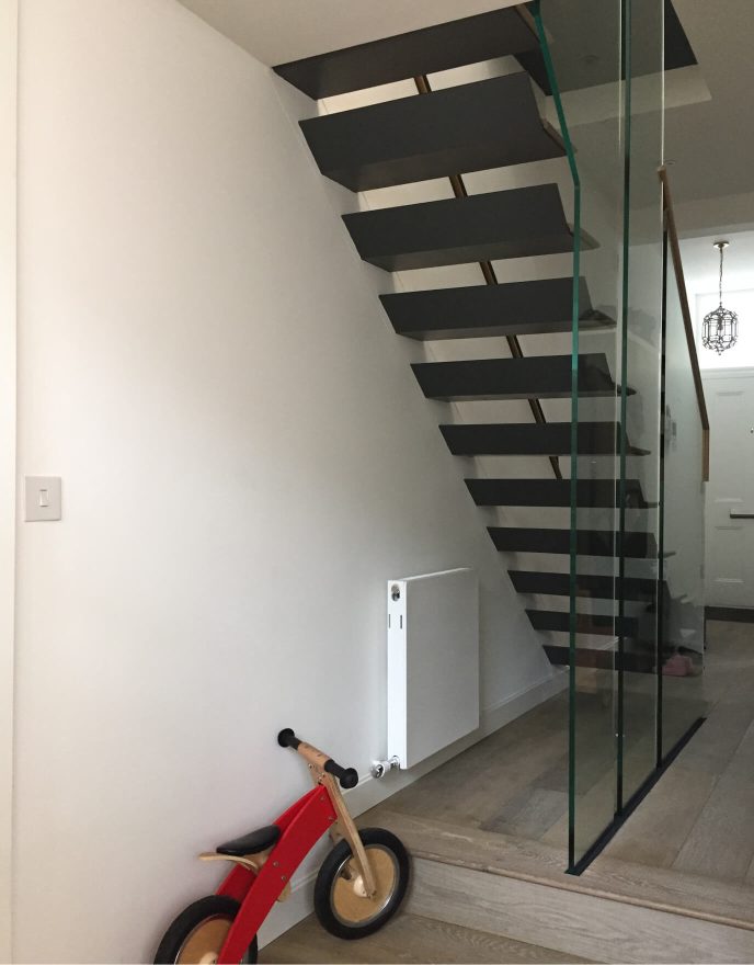 Kensal Rise stairs and hall